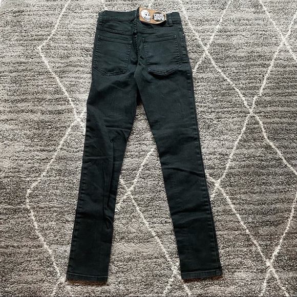 CHEAP MONDAY Skinny Black Jeans 28/34 - Picture 2 of 4